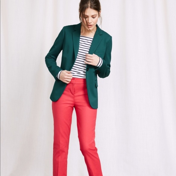 Boden Jackets & Blazers - NWOT Boden Emilia Ponte Blazer Drake Green